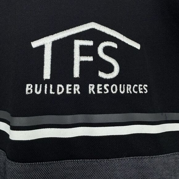 Travis Mathew Sunset Blocked Polo Shirt Golf Mens Size XL Black Gray Heather NWT - Picture 4 of 9